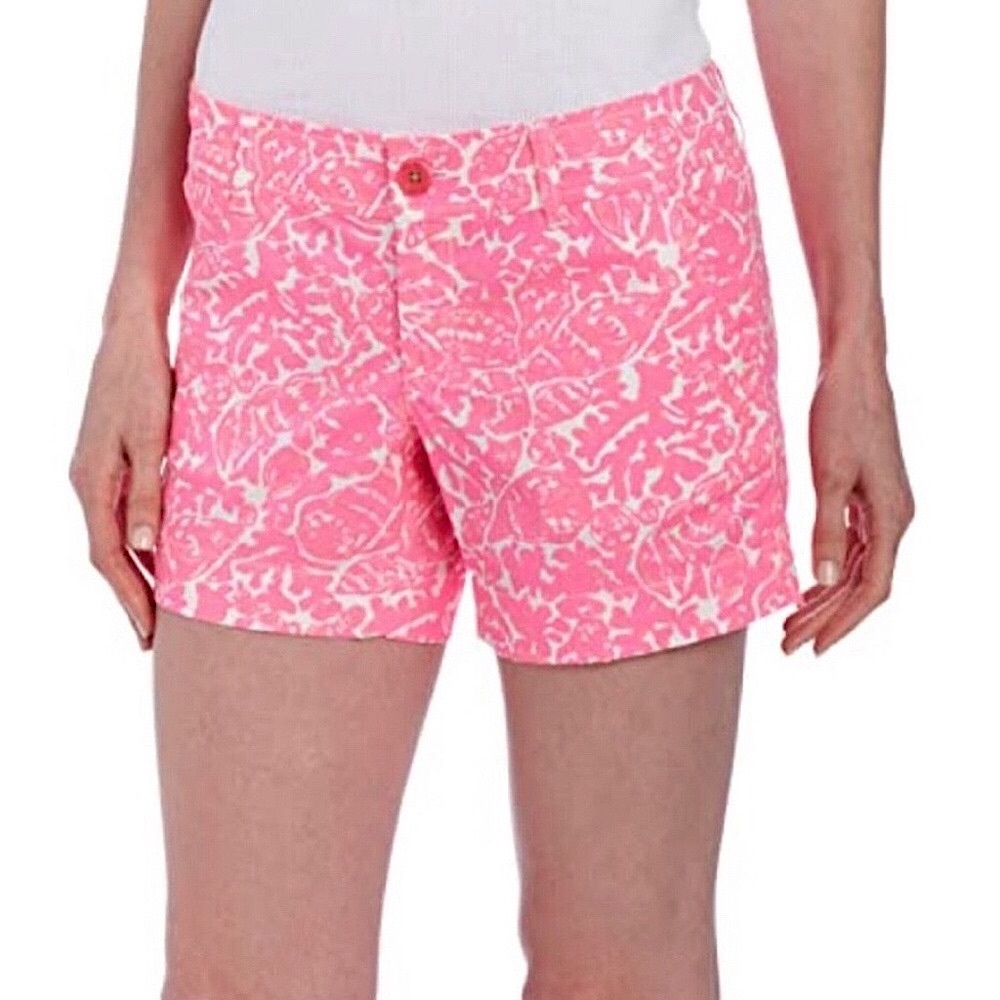 Lilly Pulitzer Callahan Shorts Size 4 Pink Print